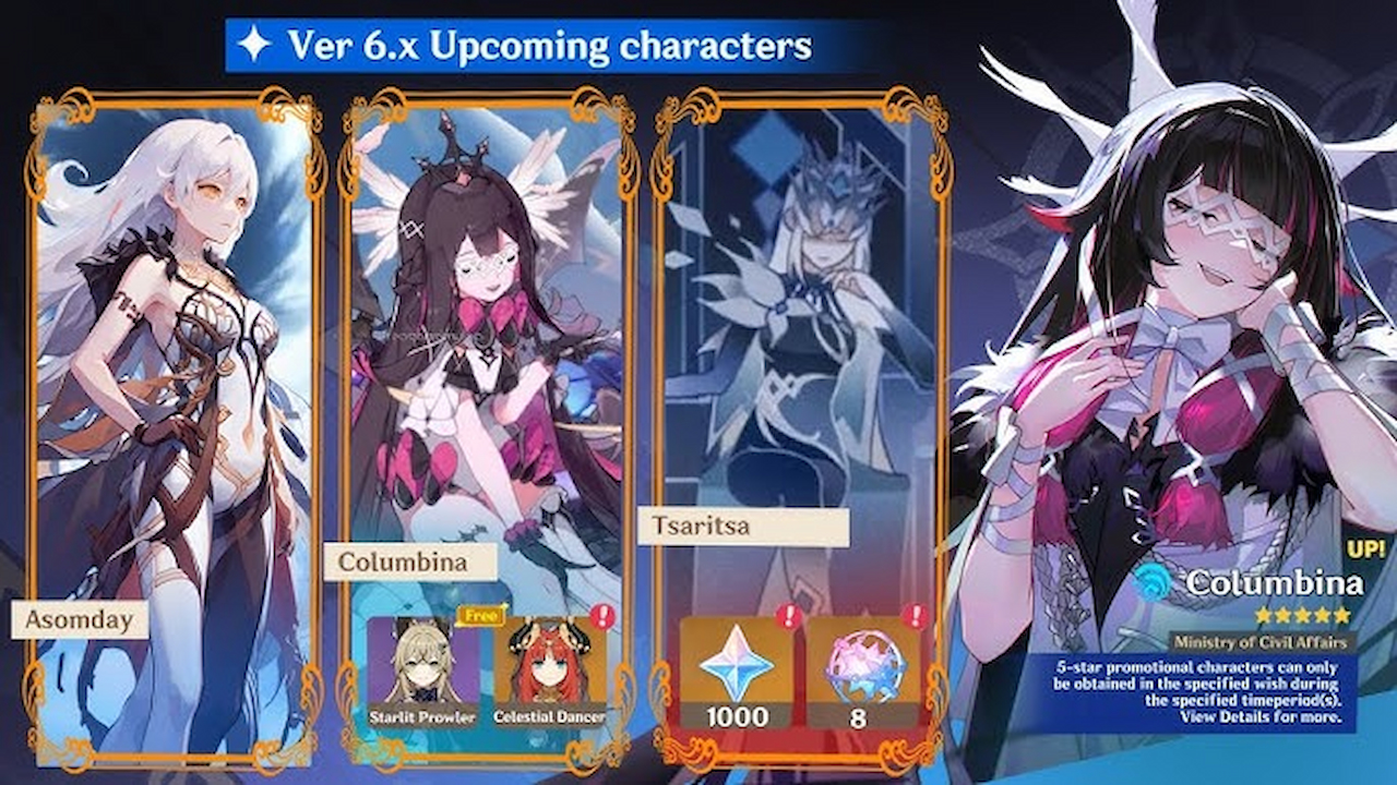 Genshin Impact 6.0+ Leaks